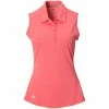 Adidas Golf Adidas Advantage Flash Red Womens Sleeveless Golf Polo -Golf Clubs Sales Shop 20781 FLASHREDMEL 226534fa b82c 4228 b6b5 9a96982b773b