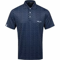 Polo Ralph Lauren RLX Ralph Lauren Printed Lightweight Airflow Punchy Pineapples Mens Golf Polo