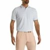 FootJoy Southern Living Solid White Mens Golf Polo -Golf Clubs Sales Shop 20980 WHITE