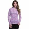 EP NY EP New York Floral Print White Mock Womens Golf 1/4 Zip 1 EP NY EP New York Floral Print White Mock Womens Golf 1/4 Zip -Golf Clubs Sales Shop 21492 WHITEMULTI113
