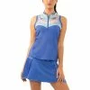 Lucky In Love Flow Motion Racerback Womens Golf Tank Top -Golf Clubs Sales Shop 21704 BLUEMARINE430