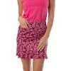 Golftini Little Red Corvette 18in Womens Golf Skort -Golf Clubs Sales Shop 21755 HOTPINKFLORAL