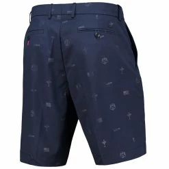Polo Ralph Lauren RLX Ralph Lauren Ryder Cup Cypress 9in Mens Golf Shorts -Golf Clubs Sales Shop 21860 FRNAVYFLAGS 2 17c7f2a4 d9ce 4b4a 9068 dff21b92c618