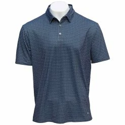 Anderson Ord AndersonOrd Santa Cruz Ombre Blue Mens Golf Polo