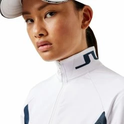 J.Lindeberg J. Lindeberg Therese Mid Layer White Womens Golf Jacket -Golf Clubs Sales Shop 22401 WHITE0000 2 c49f9bac a8bf 4812 af3a b77517faabdd