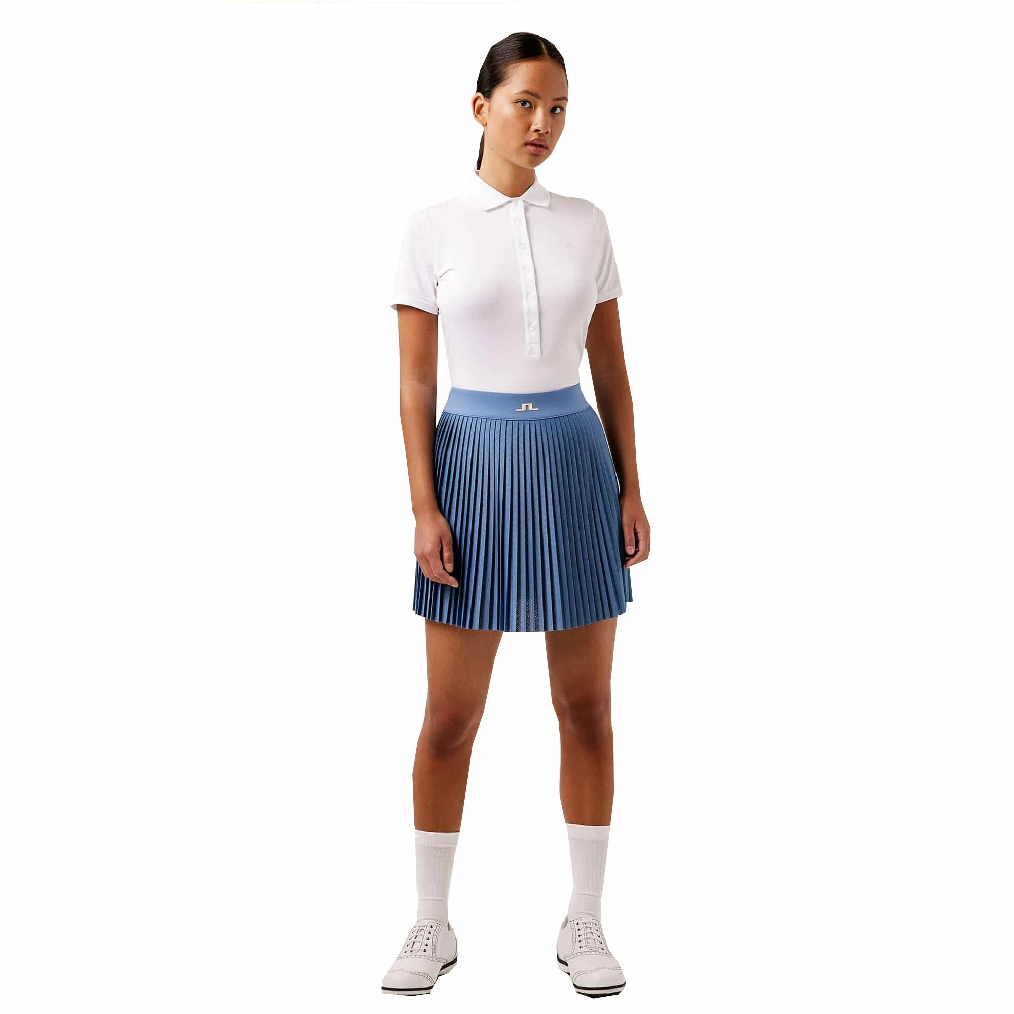 J.Lindeberg J. Lindeberg Binx Captains Blue Womens Golf Skort 3 J.Lindeberg J. Lindeberg Binx Captains Blue Womens Golf Skort