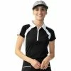 Daily Sports Roxa Black Womens Cap Sleeve Golf Polo -Golf Clubs Sales Shop 22458 BLACK999 5d8fb5a5 707b 449c be93 17c7f345b690
