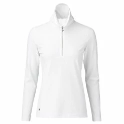 Daily Sports Floy Womens Golf 1/2 Zip -Golf Clubs Sales Shop 22466 WHITE100