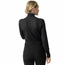 Daily Sports Veriane Black Womens Golf 1/2 Zip -Golf Clubs Sales Shop 22468 BLACK999 2 a7747c2e d327 4f83 8181 2d45a7672abb