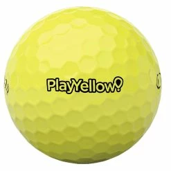 Callaway Supersoft Play Yellow Golf Balls - Sleeve -Golf Clubs Sales Shop 22506 1