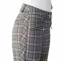 Daily Sports Catleya Black Plaid Womens Golf Pants -Golf Clubs Sales Shop 22642 BLACKPLAID903 2 90ed9fbd d275 4660 941d 461d315ff948
