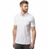 TravisMathew Chromatic Mens Golf Polo -Golf Clubs Sales Shop 22673 WHITE1WHT