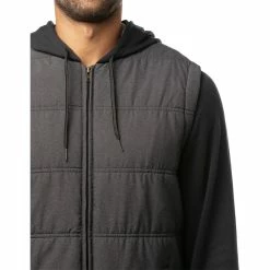 TravisMathew Scavenger Mens Golf Jacket 13 TravisMathew Scavenger Mens Golf Jacket -Golf Clubs Sales Shop 22681 HTHRBLACK0HBL 2