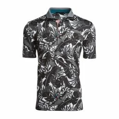 Greyson Lost World Arctic Mens Golf Polo