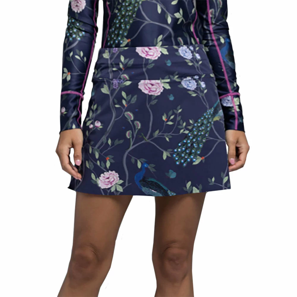 Greyson Scarlett Phoenix Garden Of Venus Womens Golf Skirt With Shortie 3 Greyson Scarlett Phoenix Garden Of Venus Womens Golf Skirt With Shortie