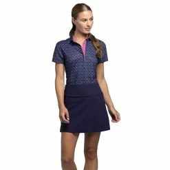 Greyson Scarlett Scarlett Moon Heart Womens Golf Polo -Golf Clubs Sales Shop 23135 MIDNGHTSKY418 3