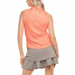 Lucky In Love Aspire Rib Womens Golf Tank Top -Golf Clubs Sales Shop 23661 PEACHGLOW805 2 3500101b dc96 4bfd 9958 2bf9dc194f68