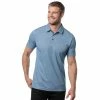 TravisMathew High Spirits Mens Golf Polo -Golf Clubs Sales Shop 24463 HTHRBLUE4HBE