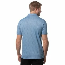 TravisMathew High Spirits Mens Golf Polo -Golf Clubs Sales Shop 24463 HTHRBLUE4HBE 2