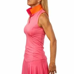 Scratch 70 Scratch Seventy Erin Womens Sleeveless Golf Polo -Golf Clubs Sales Shop 24790 PINKORANGE 4f9484c3 33cc 48ab b5a8 c53cc2580f34