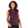 NVO Londyn Mock Black Womens Sleeveless Golf Polo -Golf Clubs Sales Shop 24830 BLACK001