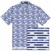 Polo Ralph Lauren RLX Ralph Lauren Printed Lightweight Airflow Jersey Painted Blue Mens Golf Polo -Golf Clubs Sales Shop 24951 PAINTBLUESTRP 0dd19a26 6e0f 414c afae 5138100e70dc
