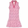 Polo Ralph Lauren RLX Ralph Lauren Printed V-Neck Knit Bright Pink Fish Womens Golf Dress -Golf Clubs Sales Shop 24978 BRIGHTPNKFISH e8e6c831 0e54 44f1 b9a4 76fe222836ab