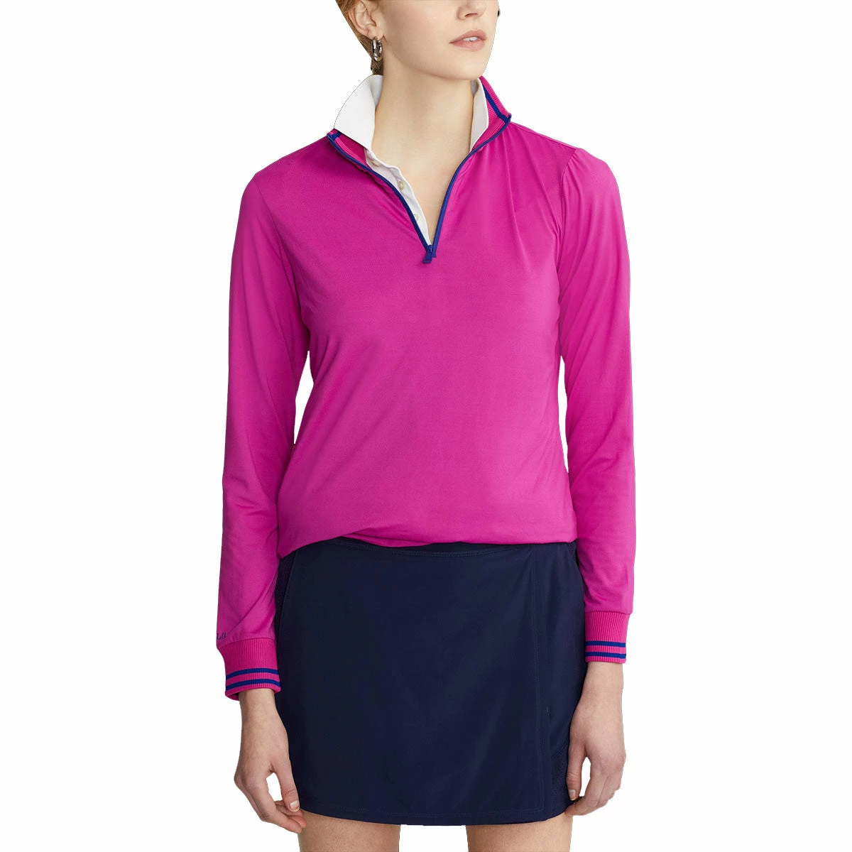 Polo Ralph Lauren Polo Golf Ralph Lauren Extreme Jersey Bright Pink Womens Golf 1/4 Zip 3 Polo Ralph Lauren Polo Golf Ralph Lauren Extreme Jersey Bright Pink Womens Golf 1/4 Zip