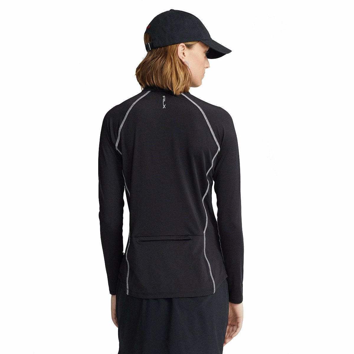 Polo Ralph Lauren RLX Ralph Lauren Airflow Black Womens Longsleeve Golf 1/4 Zip 5 Polo Ralph Lauren RLX Ralph Lauren Airflow Black Womens Longsleeve Golf 1/4 Zip - Image 3