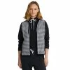 Polo Ralph Lauren RLX Ralph Lauren Techy Terry Black Gingham Womens Golf Vest -Golf Clubs Sales Shop 25008 BLACKGINGHAM