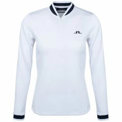 J.Lindeberg J. Lindeberg Leonor Mid Womens Golf Pull Over -Golf Clubs Sales Shop 25430 WHITE0000