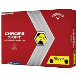 Callaway Chrome Soft Truvis Golf Balls - Dozen -Golf Clubs Sales Shop 25570 YELLOWBLK 4033850b 000b 4878 b021 6199750b9e81