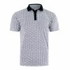 Swannies Davison Black White Mens Golf Polo -Golf Clubs Sales Shop 25628 BLACKWHITE
