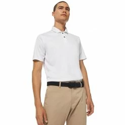 Oakley Reduct Mens Golf Polo -Golf Clubs Sales Shop 25798 GEOPRTWHT9F6