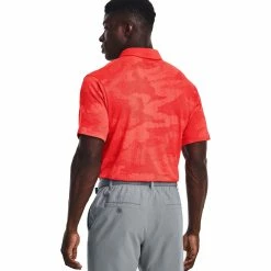 Under Armour Playoff 2.0 Jacquard Mens Golf Polo -Golf Clubs Sales Shop 26228 RADIORED890 1