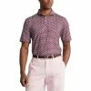 Polo Ralph Lauren RLX Ralph Lauren Lightweight Airflow Jersey Rich Ruby Mens Golf Polo -Golf Clubs Sales Shop 26884 RICHRUBY
