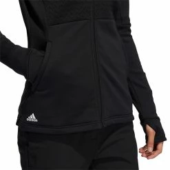 Adidas Golf Adidas Cold.Rdy Black Womens Golf Jacket -Golf Clubs Sales Shop 26945 BLACK 2 fd7325fc 25cb 4d61 927e 0e7646760a69