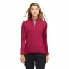 Adidas Golf Adidas Textured Legacy Burgundy Womens Golf Jacket -Golf Clubs Sales Shop 26947 LEGACYBURGUNDY