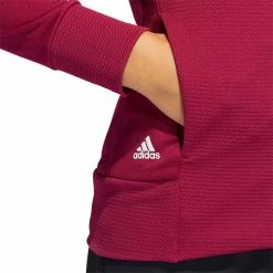 Adidas Golf Adidas Textured Legacy Burgundy Womens Golf Jacket 7 Adidas Golf Adidas Textured Legacy Burgundy Womens Golf Jacket -Golf Clubs Sales Shop 26947 LEGACYBURGUNDY 2