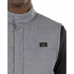 TravisMathew Heated Negotiations Heather Dark Grey Mens Golf Vest -Golf Clubs Sales Shop 30741 HTHRGREY9HDG 2