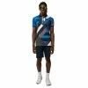 J.Lindeberg J. Lindeberg KV Printed Blue Flag Patchwork Mens Golf Polo -Golf Clubs Sales Shop 30913 BLUEFLAGO461 9a7c64ba e946 48aa a17d 27a3d5c21de6