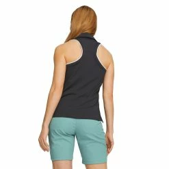 PUMA Golf Puma Mattr Peak Sleeveless Womens Golf Polo -Golf Clubs Sales Shop 31109 PUMABLACK02 1 8bf48e21 9be0 4122 982b dbb9f8e13a57
