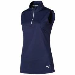 PUMA Golf Puma Mock Womens Sleeveless Golf Shirt