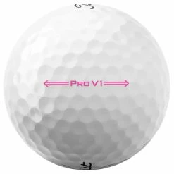 Titleist Pro V1 Pink Numbers Golf Balls - Dozen -Golf Clubs Sales Shop 85026 2