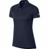 Nike Golf Nike Dri Fit Solid Womens Golf Polo -Golf Clubs Sales Shop 884871 010BLACK