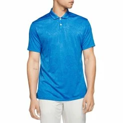 Nike Golf Nike Vapor Jacquard Mens Golf Polo -Golf Clubs Sales Shop AV4176 406PHOTOBLUE
