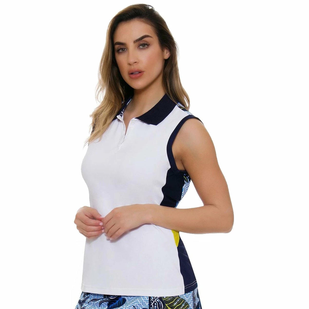 GGBlue Sydney Sleeveless Womens Golf Polo 3 GGBlue Sydney Sleeveless Womens Golf Polo
