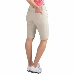 Jofit Bermuda 12in Womens Golf Shorts -Golf Clubs Sales Shop GB717 SAND 2
