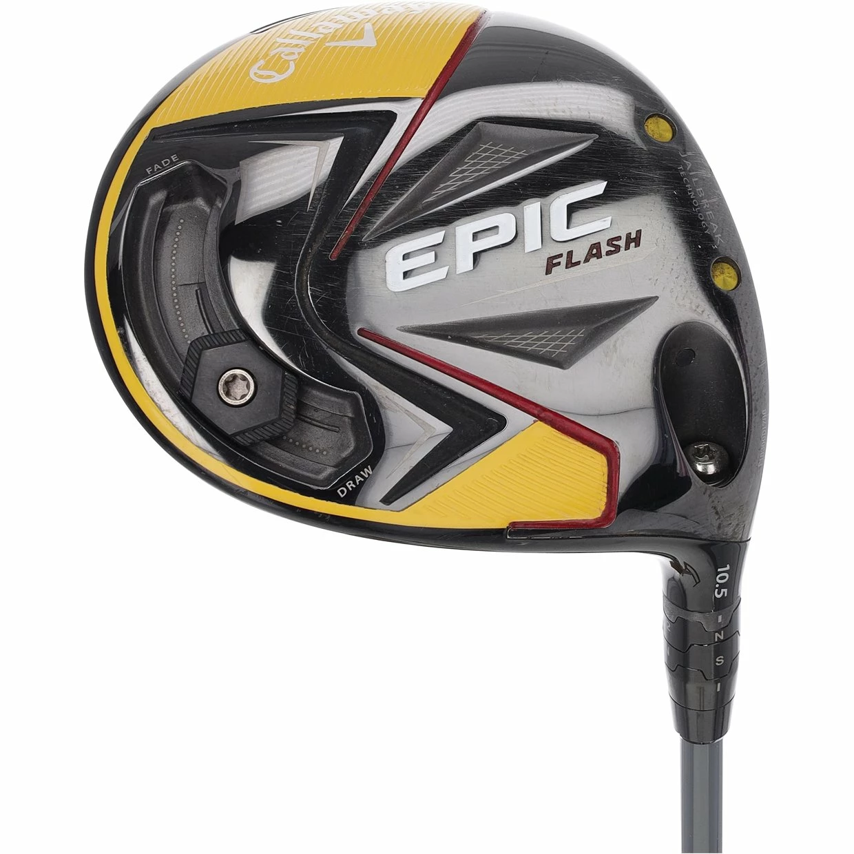 New And Used Callaway Epic Flash UDesign Yellow/Red Driver Golf Clubs 3 New And Used Callaway Epic Flash UDesign Yellow/Red Driver Golf Clubs